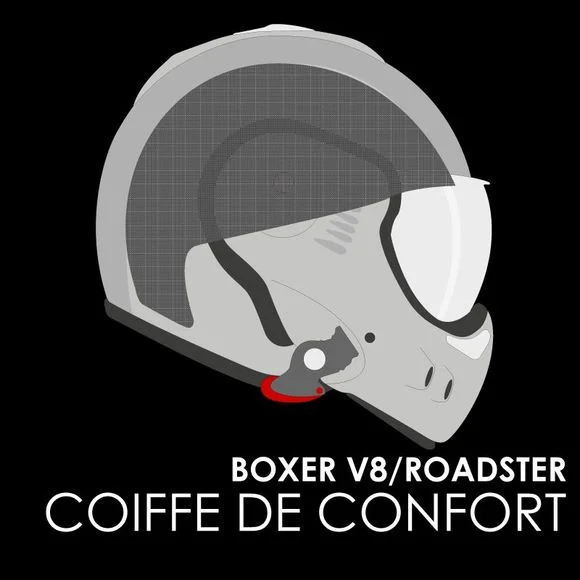Coiffe ROOF BOXER V8 – Noir Ref : RO0212