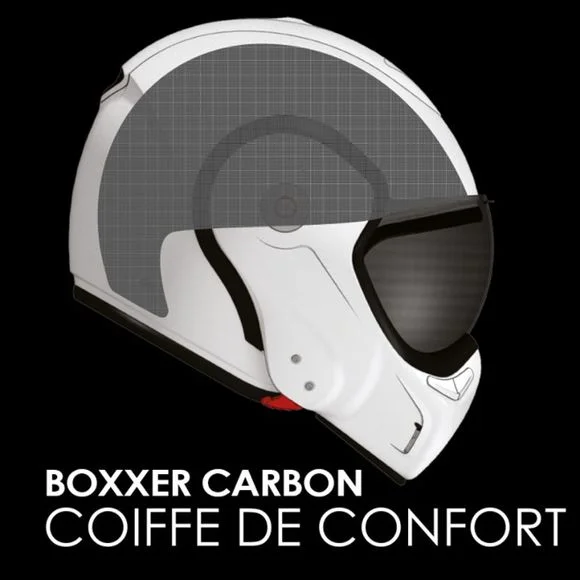 Coiffe ROOF RO9 BOXXER CARBON – Noir Ref : RO0327