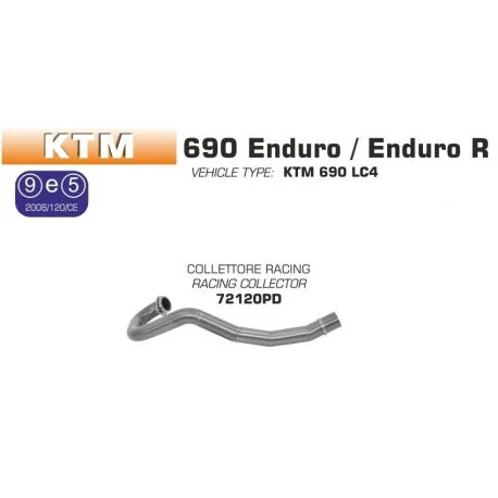 Collecteur d’Echappement ARROW RACE-TECH KTM 690 ENDURO R SMC SMC-R 2009-2016