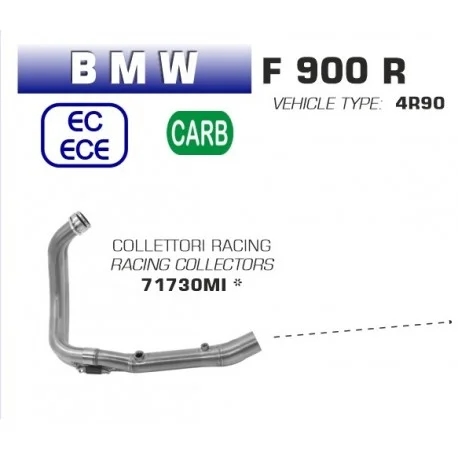 Collecteur d’Echappement racing ARROW BMW F900R F900XR 2020-2024