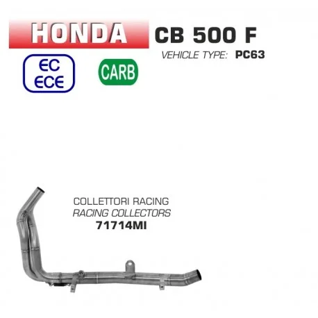 Collecteur d’Echappement racing ARROW HONDA CB500F 2019-2021