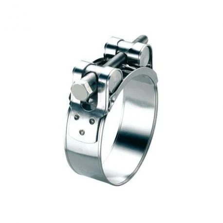 Collier echappement moto en inox diametre 64-67mm