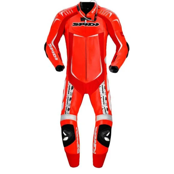 Combinaison Spidi TRACK WIND REPLICA EVO – Rouge / Blanc Ref : SPI0270