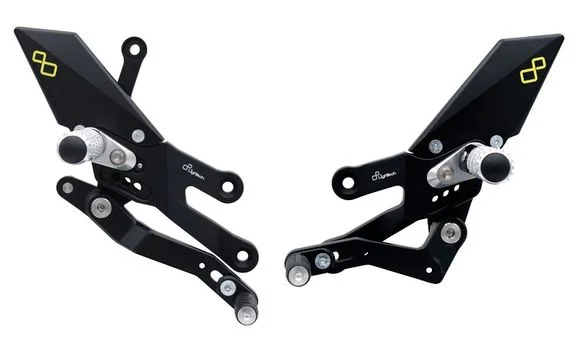 Commandes reculées LighTech réglables fixes sélection standard et inverséeYAMAHA 700 R7 – 2021 – 2024Ref : LIG00182A / 1114883