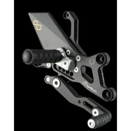 Commandes reculees reglables / repliables LIGHTECH selection standard ou inversee HONDA CBR 1000 RR 2008-2019