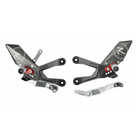 Commandes reculees reglables / repliables selection standard KAWASAKI ZX6R 2005-2021
