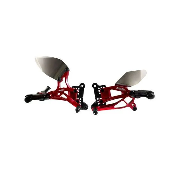 Commandes reculées Valter Moto TYPE 2.5 – Rouge Ref : PEK107NT25A