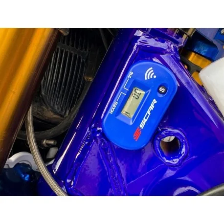 Compteur d’heures moto SCAR Sans-fil avec Velcro