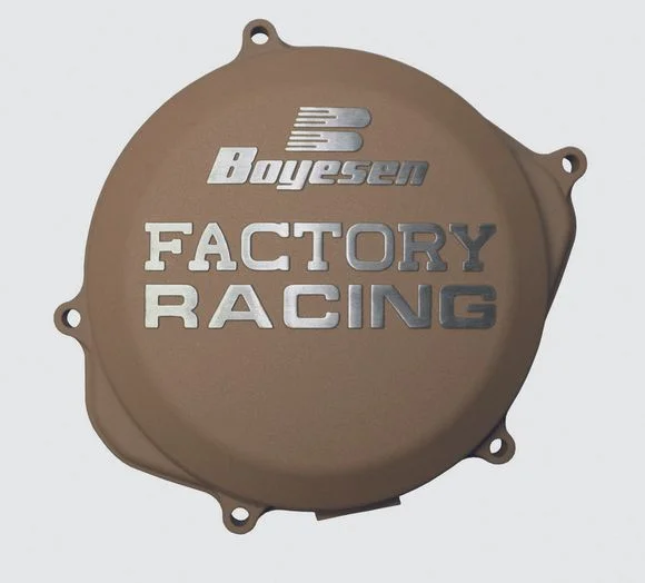 Couvercle de carter d’embrayage Boyesen Factory Racing magnésiumKAWASAKI 250 KX 250 (KX250R) – 2005 – 2007Ref : BOY00008A / 1073685