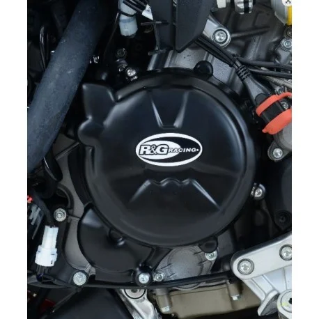 Couvre-carter R&G RACING gauche (alternateur) noir Ducati PANIGALE