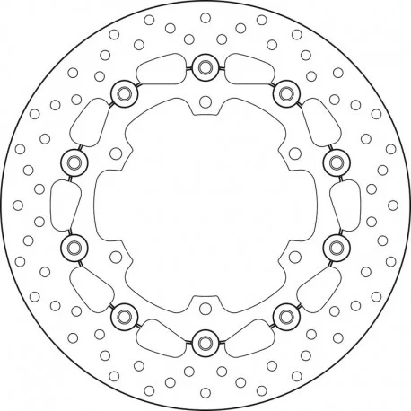 Disque de frein BREMBO Oro flottant 78B40843
