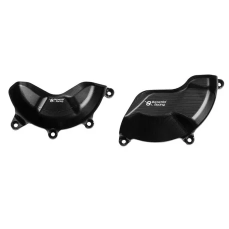 DUCATI PANIGALE V4 CRANKCASE PROTECTION KIT LEFT AND RIGHT RACING VERSION ALU BONAMICI SIZE