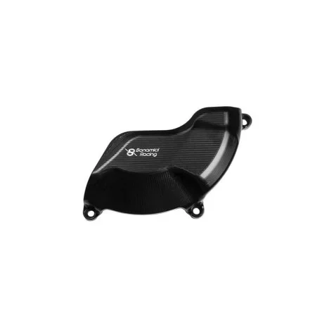 DUCATI PANIGALE V4 RIGHT SIDE ENGINE COVER PROTECTION 2 PARTS ALUMINUM BONAMICI