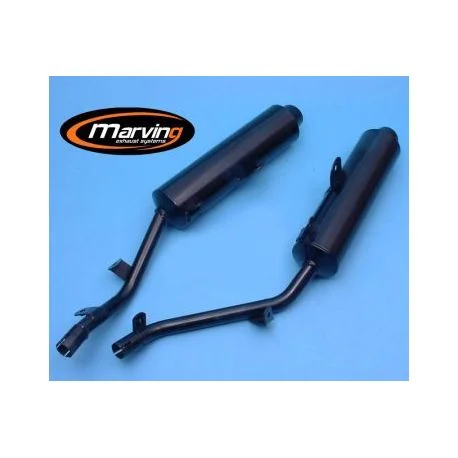 Echappement MARVING noir APRILIA 650 PEGASO 1991-1996