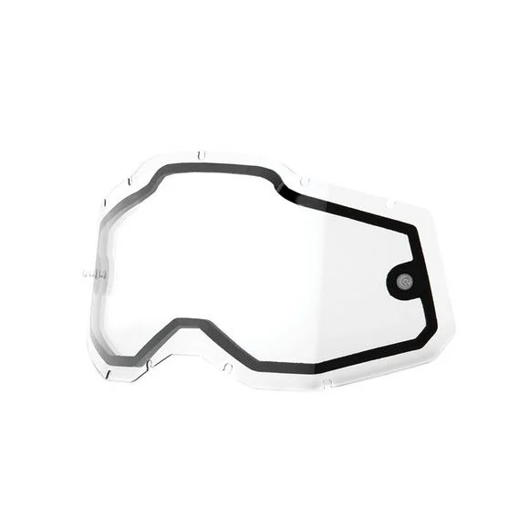Ecran Masque 100% DOUBLE RACECRAFT 2 / ACCURI 2 / STRATA 2 – Incolore Ref : CE1176