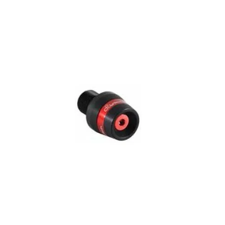 Embouts de guidon Lightech devil series alu rouge TRIUMPH STREET TRIPLE 675