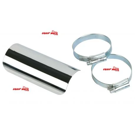 Enjoliveurs chromes universels pour echappements 180X55MM CHROME, UNITE