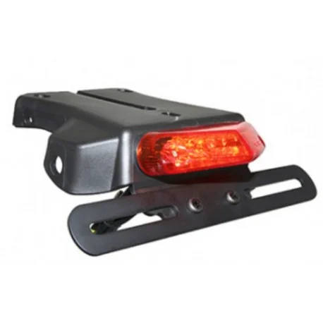 Feu arriere V PARTS LED + support de plaque type bavette