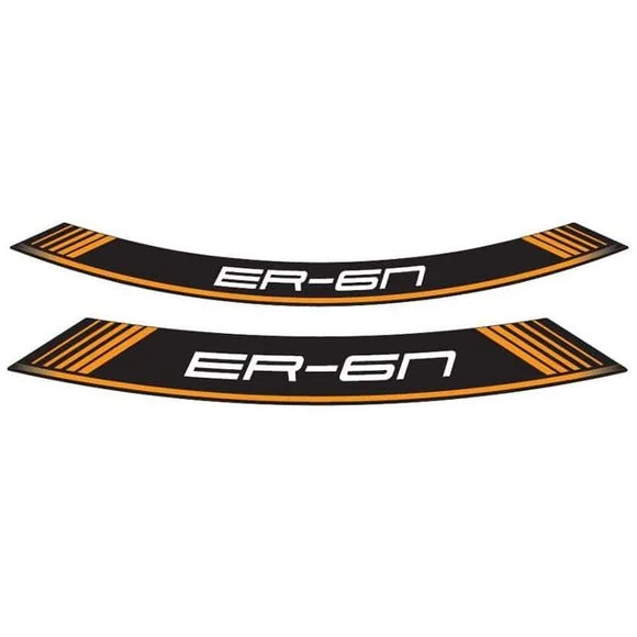 Filet de jantes Puig MODELE KAWASAKI ER 6 Universel – Orange Ref : 9311