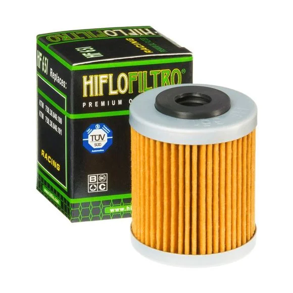 Filtre à huile HifloFiltro HF651 court Type origine Ref : H651 / 07120445