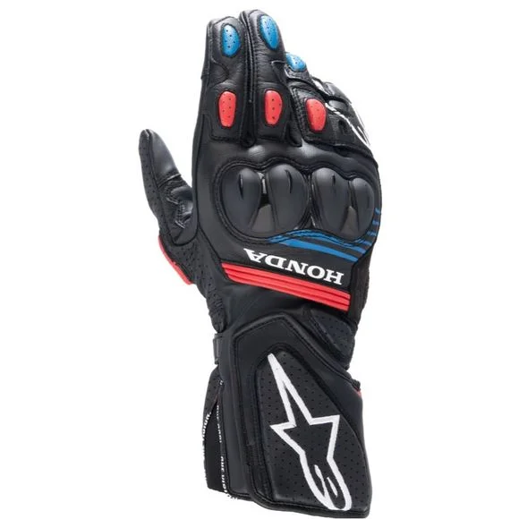 Gants Alpinestars HONDA SP-8 V3 – Noir / Rouge Ref : AP3142
