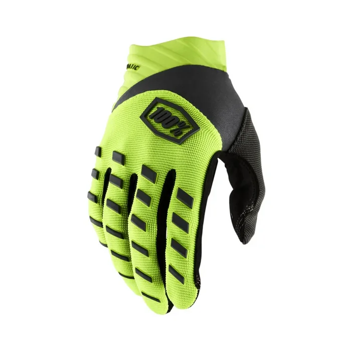 Gants Cross 100% AIRMATIC Jaune Fluo/Noir