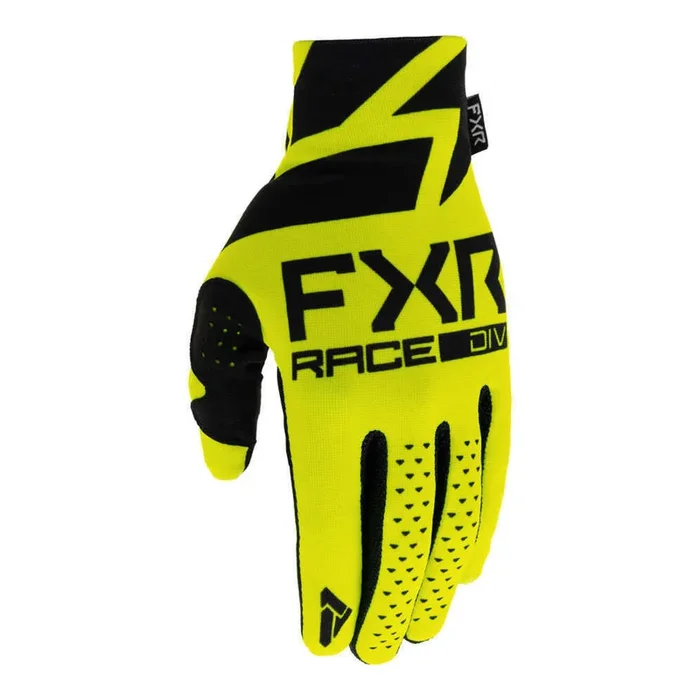 Gants Cross Enfant FXR PRO FIT LITE Jaune Fluo