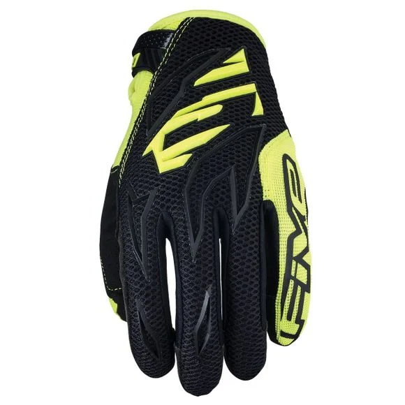 Gants cross Five MXF3 ENFANT BLACK/FLUO YELLOW – Noir / Jaune Ref : FV0344