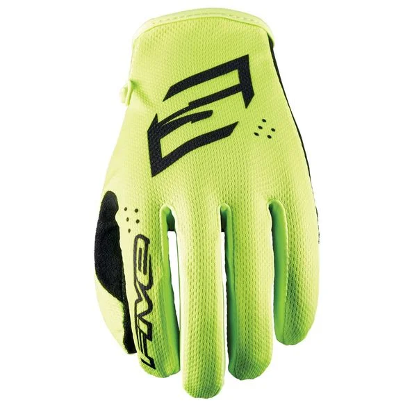 Gants cross Five MXF4 – MONO FLUO YELLOW 2023 – Jaune Ref : FV0334