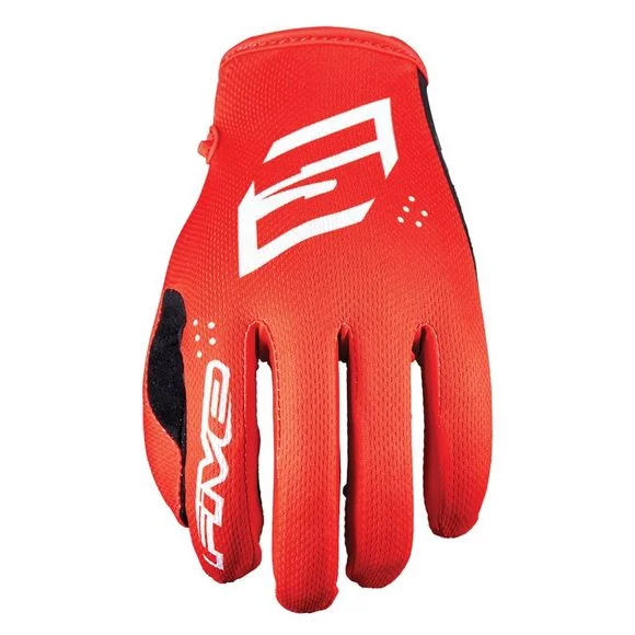 Gants cross Five MXF4 ENFANT MONO RED – Noir / Rouge Ref : FV0346