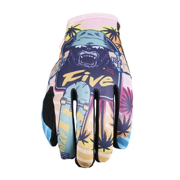 Gants cross Five MXF4 KID 2024 – Multicolore / Noir Ref : FV0431