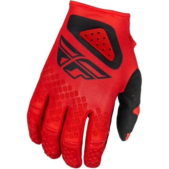Gants cross Fly KINETIC – CENTER 2025 – Noir / Rouge Ref : FL1687