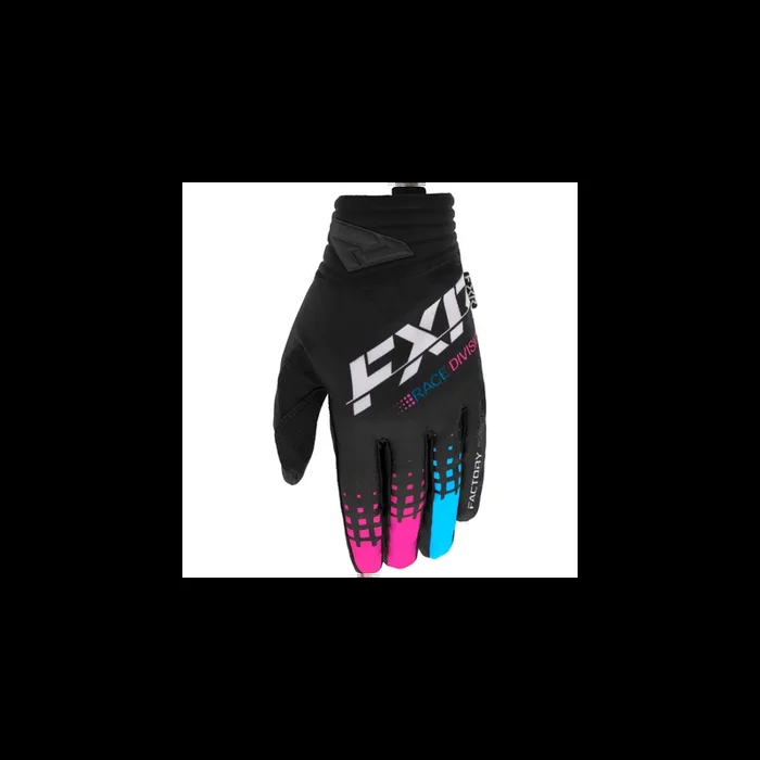 Gants Cross FXR PRIME 2023 Noir Bleu Rose