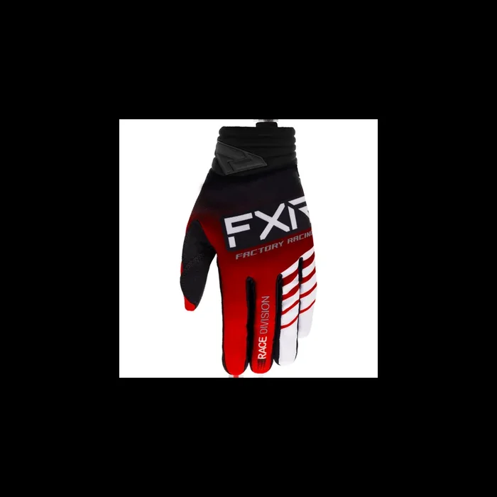Gants Cross FXR PRIME 2023 Rouge Noir Blanc