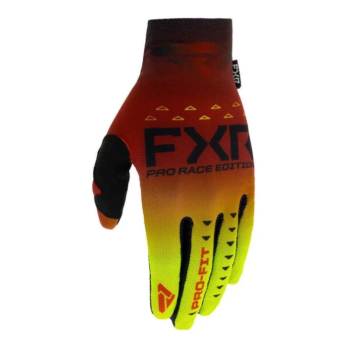 Gants Cross FXR PRO FIT AIR 2023 Rouge Jaune