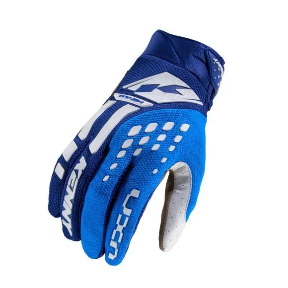 Gants cross Kenny TRACK 2025 – Bleu / Jaune Ref : KE2416