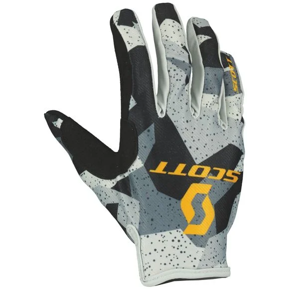 Gants cross Scott 350 FURY EVO 2023 – Gris / Jaune Ref : SCO1336