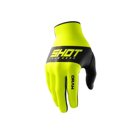 Gants cross Shot KID DRAW – SKY – Jaune Ref : SO2616