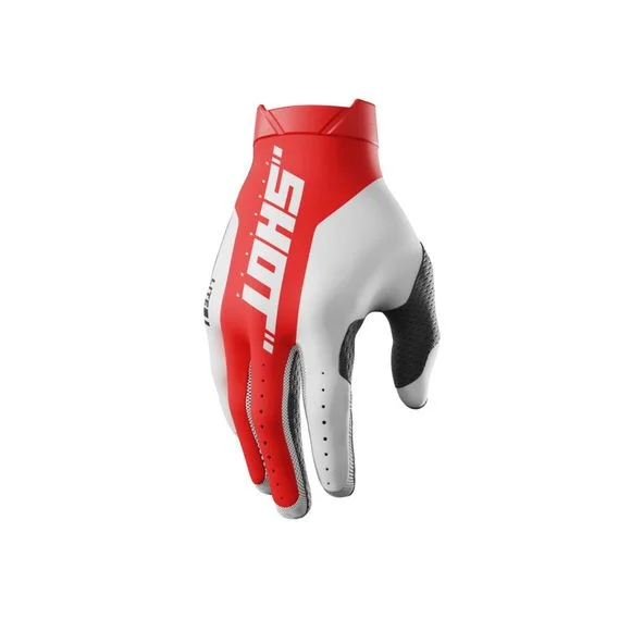 Gants cross Shot LITE – PRO 2025 – Noir / Rouge Ref : SO2604