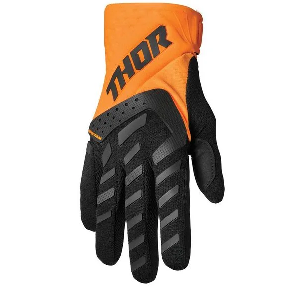 Gants cross Thor SPECTRUM ORANGE BLACK 2024 – Orange / Noir Ref : TO2768