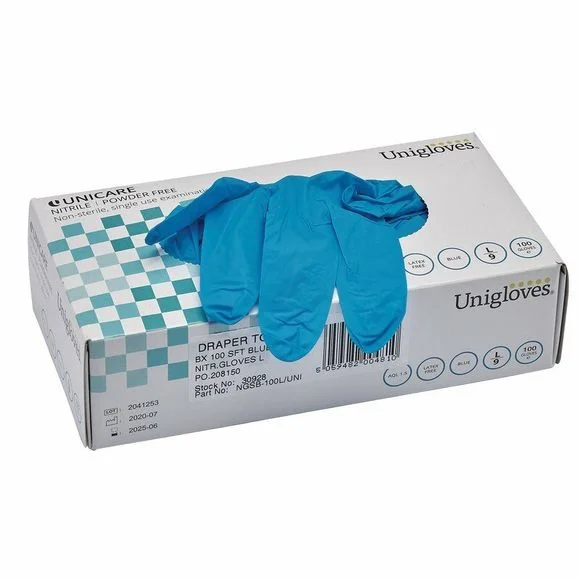 Gants d’atelier Draper Nitrile Universel Ref : 8941400 / 1093359