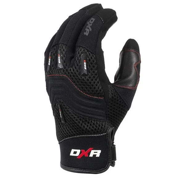 Gants DXR BRAPP EVO – Noir / Rouge Ref : DXR0306