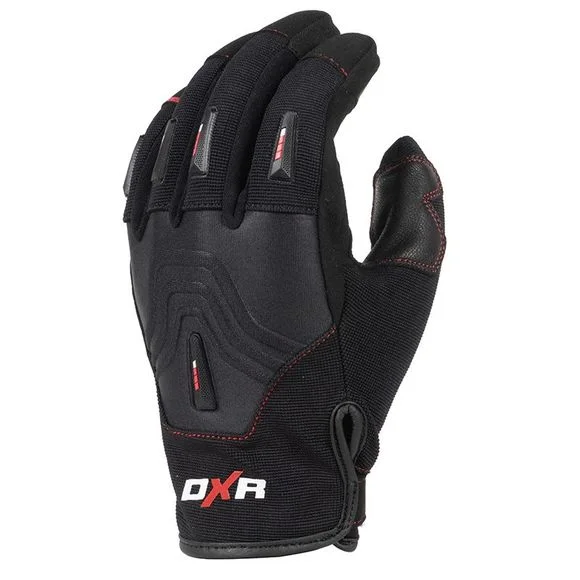 Gants DXR FITTER EVO – Noir / Rouge Ref : DXR0303
