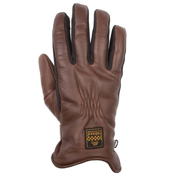 Gants Helstons BENSON HIVER CUIR CHOCO – Marron / Noir Ref : HS0922