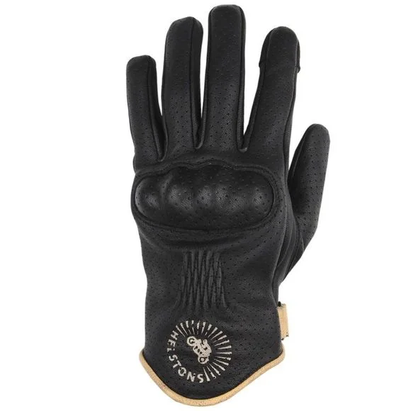 Gants Helstons SUN AIR – Noir / Beige Ref : HS0868