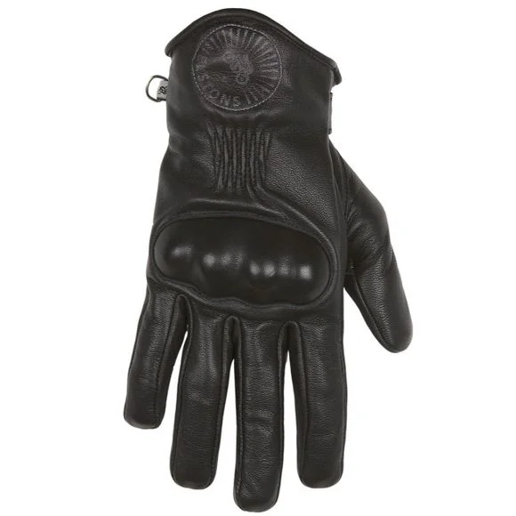 Gants Helstons SUN CUIR SOFT – Noir Ref : HS0747-C123