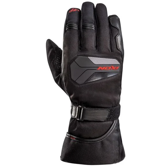 Gants Ixon PRO ATOM – Noir / Rouge Ref : IX1234