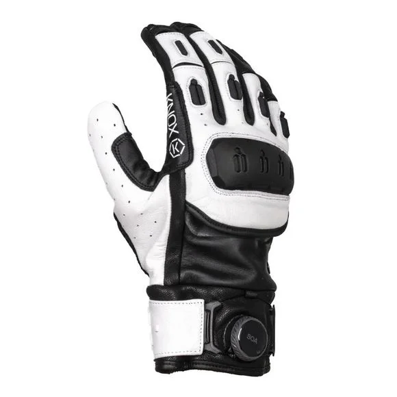 Gants Knox ORSA MK3 – Noir / Blanc Ref : KNX0107