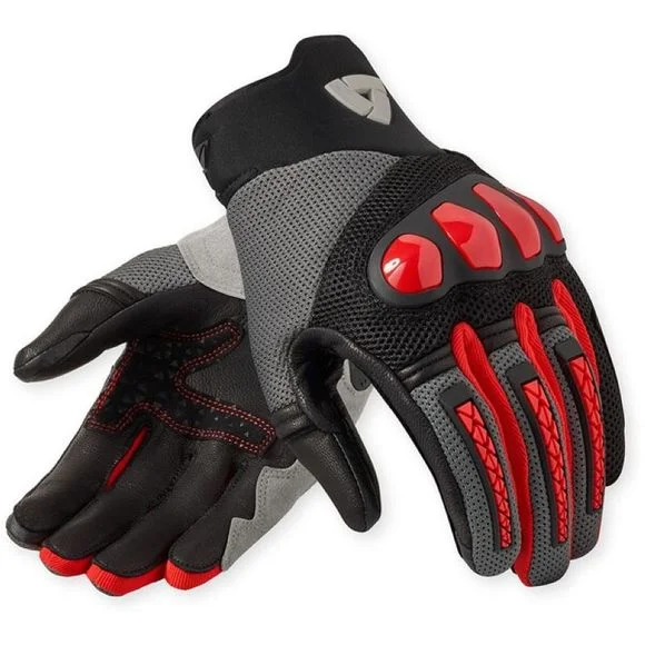 Gants Rev it SPEEDART AIR – Gris / Rouge Ref : RI1409
