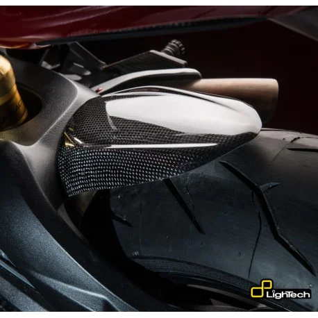 Garde boue arriere LIGHTECH carbone brillant MV AGUSTA F3 BRUTALE RIVALE